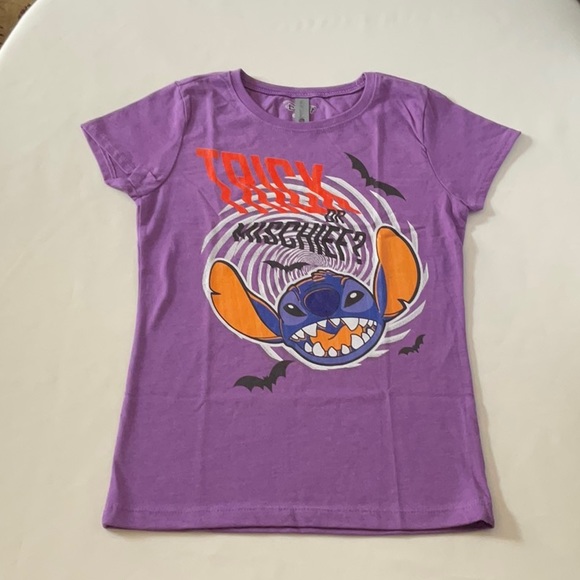 Other - Girls Lilo stitch trick or Mischief t-chirt L 10-12